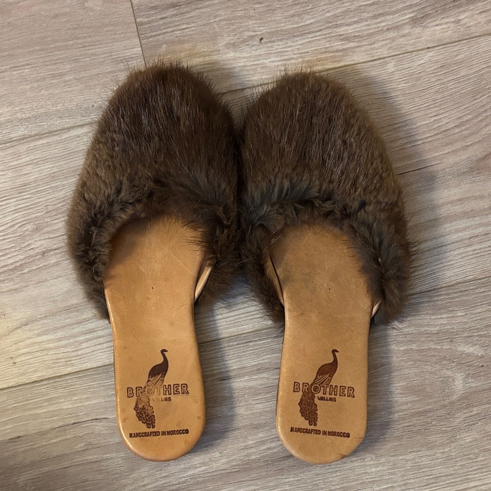 Brother Vellies Fur Sandals